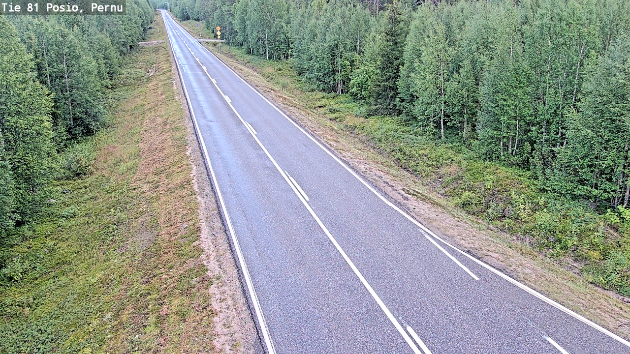 Kelikamerat Kuva Tie 81 Posio, Pernu, Posio, Lappi