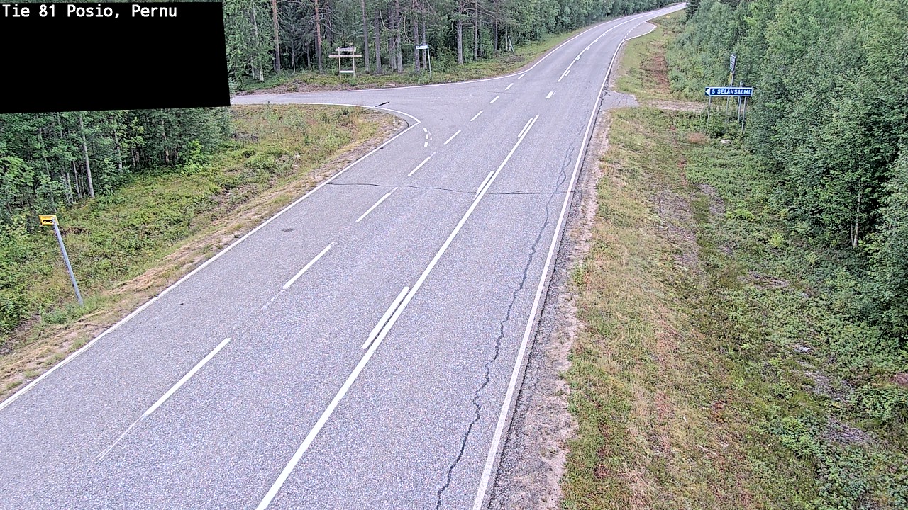 Kelikamerat Kuva Tie 81 Posio, Pernu, Posio, Lappi