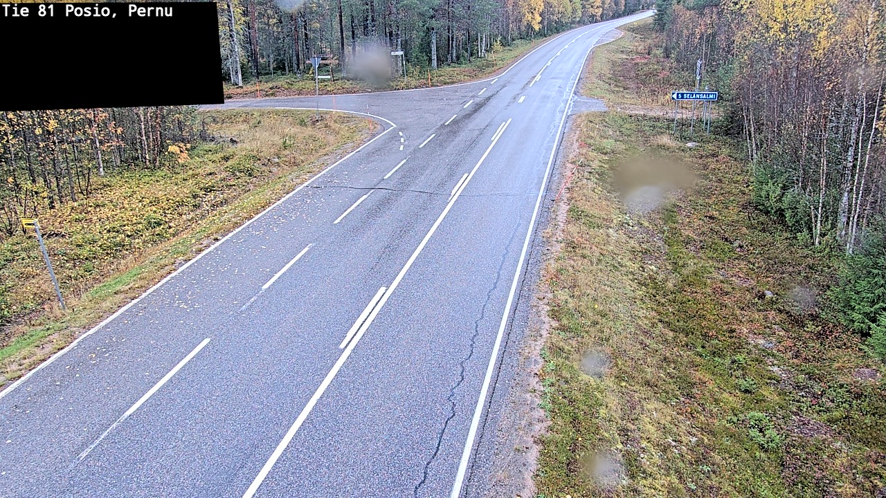Weather Camera Image Väg 81 Posio, Pernu, Posio, Lappi