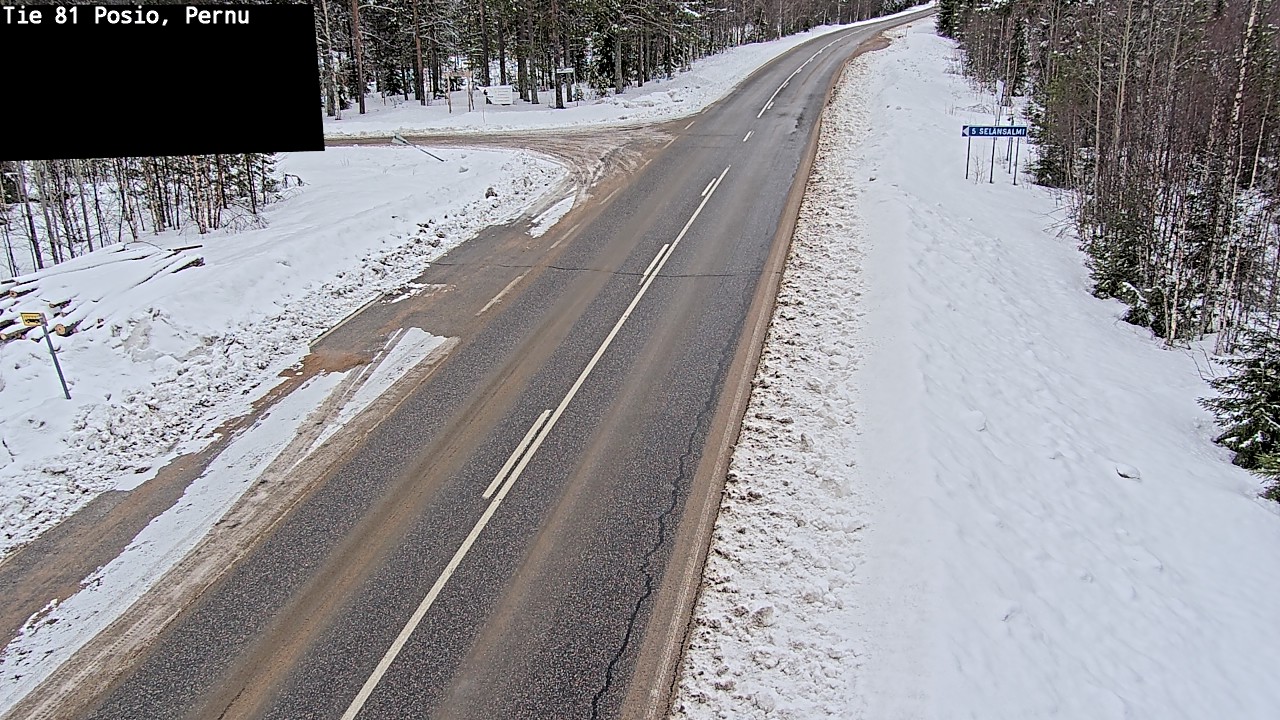 Kelikamerat Kuva Tie 81 Posio, Pernu, Posio, Lappi