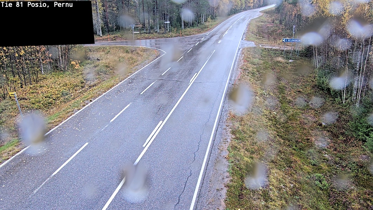 Weather Camera Image Väg 81 Posio, Pernu, Posio, Lappi