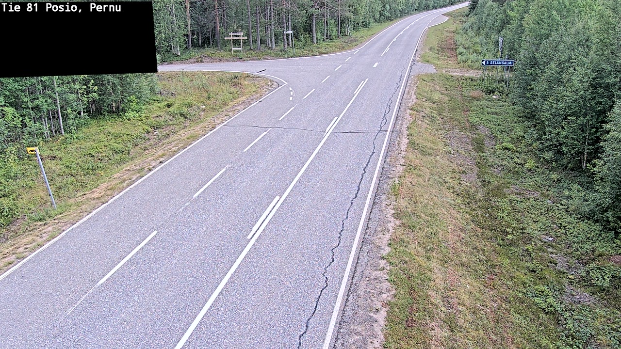 Kelikamerat Kuva Tie 81 Posio, Pernu, Posio, Lappi