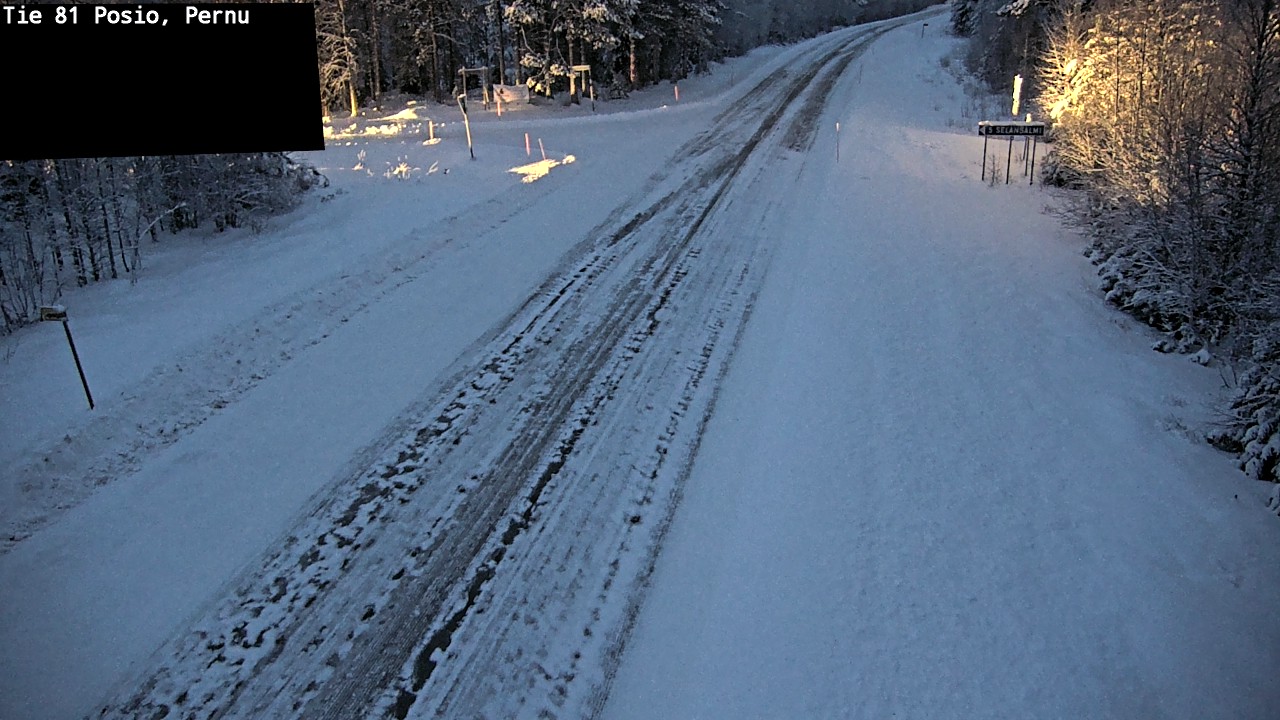 Kelikamerat Kuva Tie 81 Posio, Pernu, Posio, Lappi