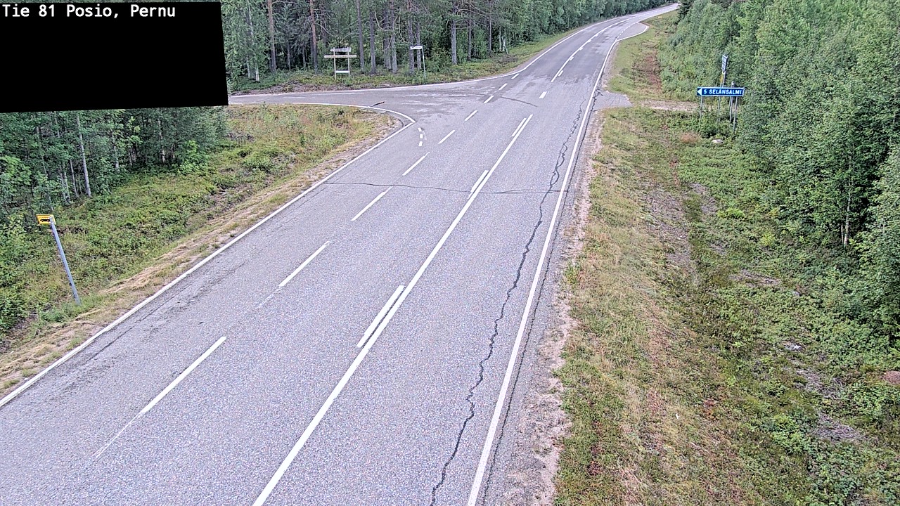 Kelikamerat Kuva Tie 81 Posio, Pernu, Posio, Lappi