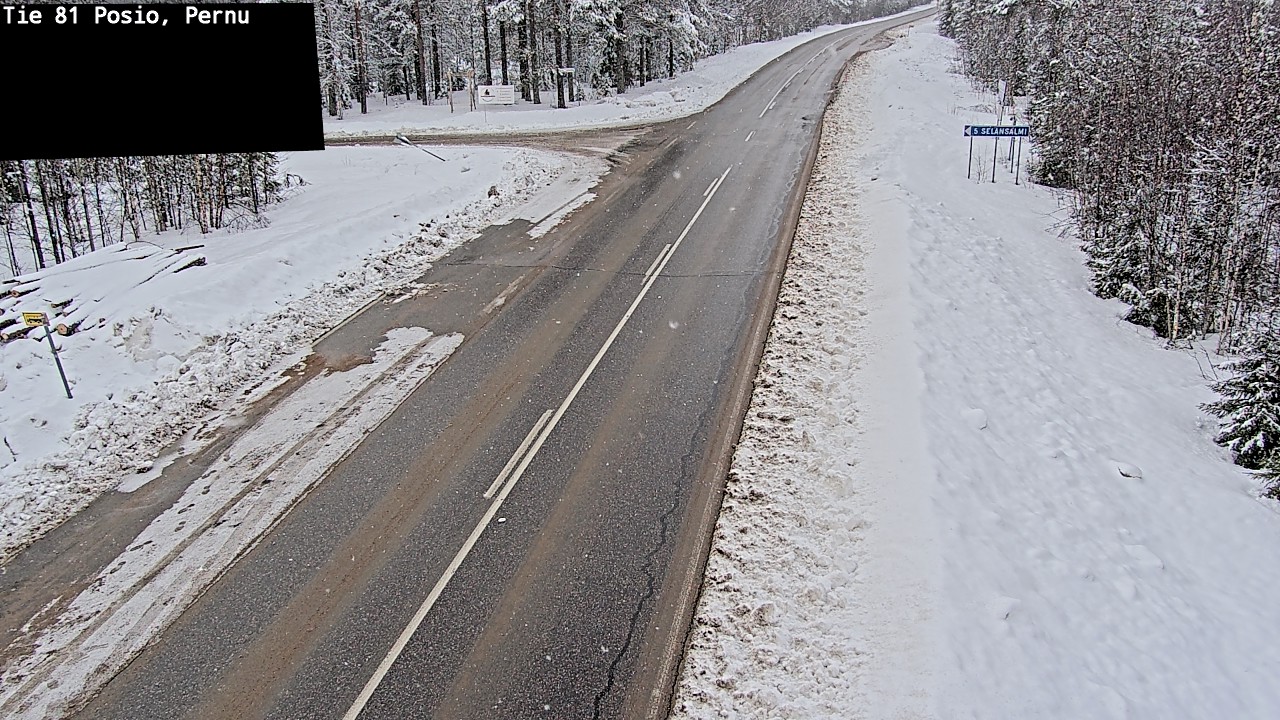 Kelikamerat Kuva Tie 81 Posio, Pernu, Posio, Lappi