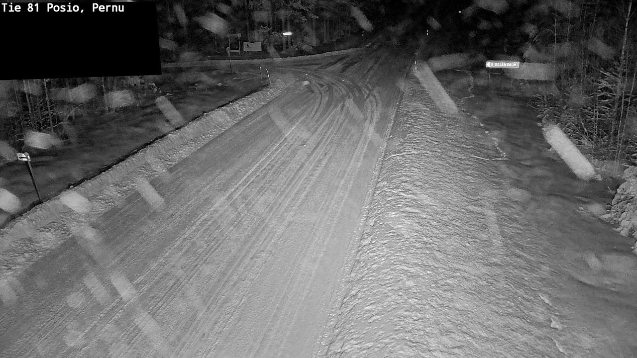 Weather Camera Image Road 81 Posio, Pernu, Posio, Lappi