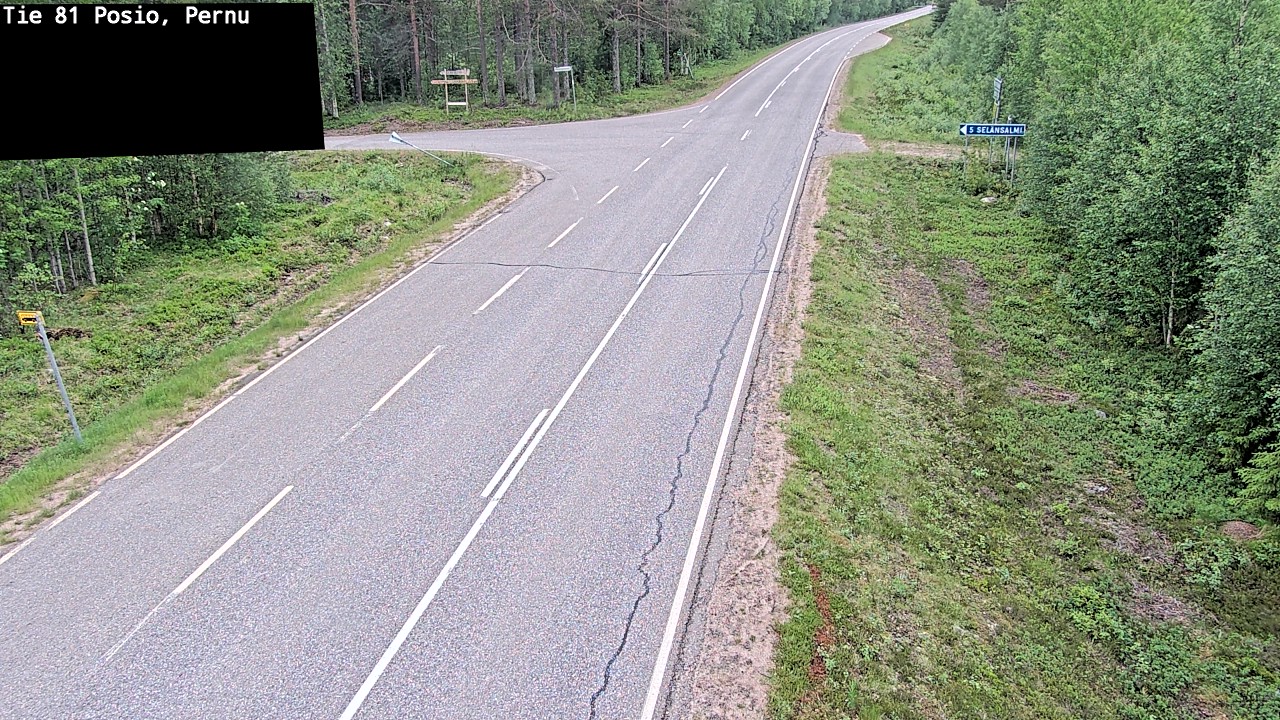 Kelikamerat Kuva Tie 81 Posio, Pernu, Posio, Lappi