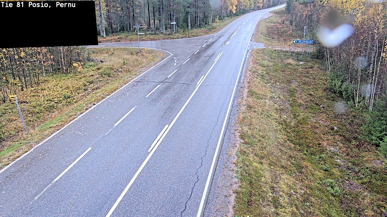 Weather Camera Image Road 81 Posio, Pernu, Posio, Lappi