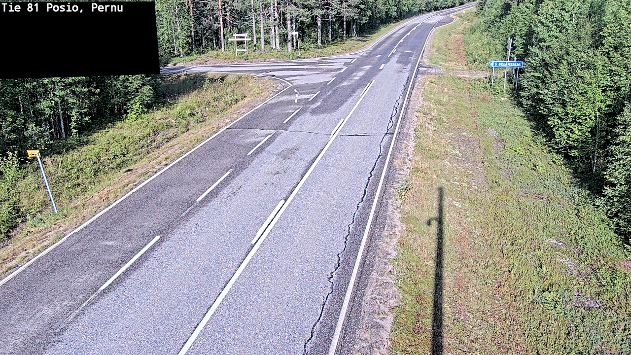 Kelikamerat Kuva Tie 81 Posio, Pernu, Posio, Lappi