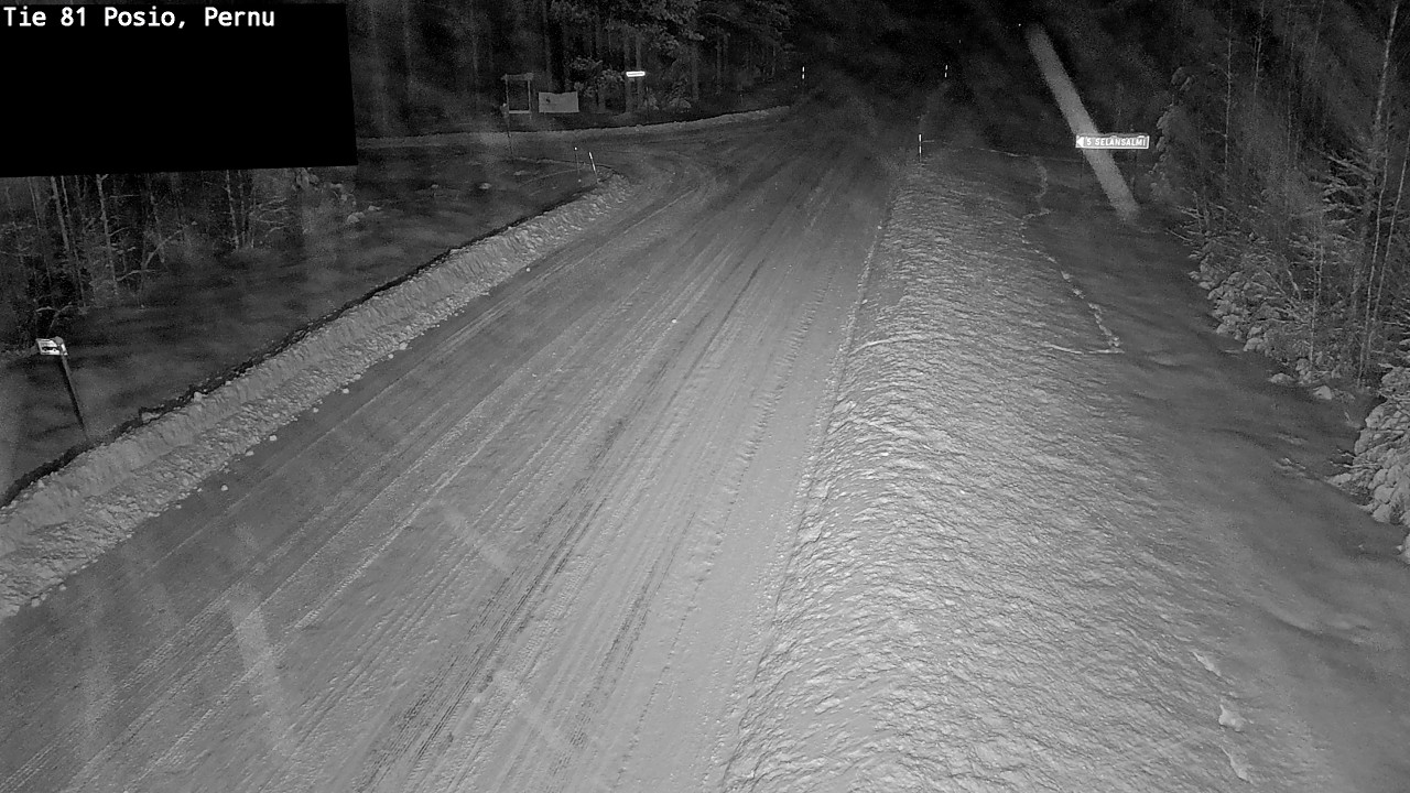 Weather Camera Image Road 81 Posio, Pernu, Posio, Lappi