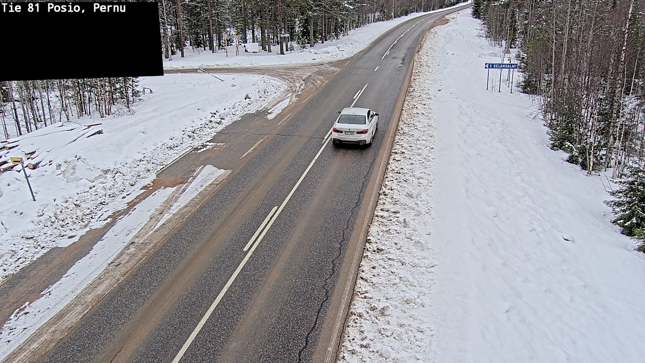 Kelikamerat Kuva Tie 81 Posio, Pernu, Posio, Lappi