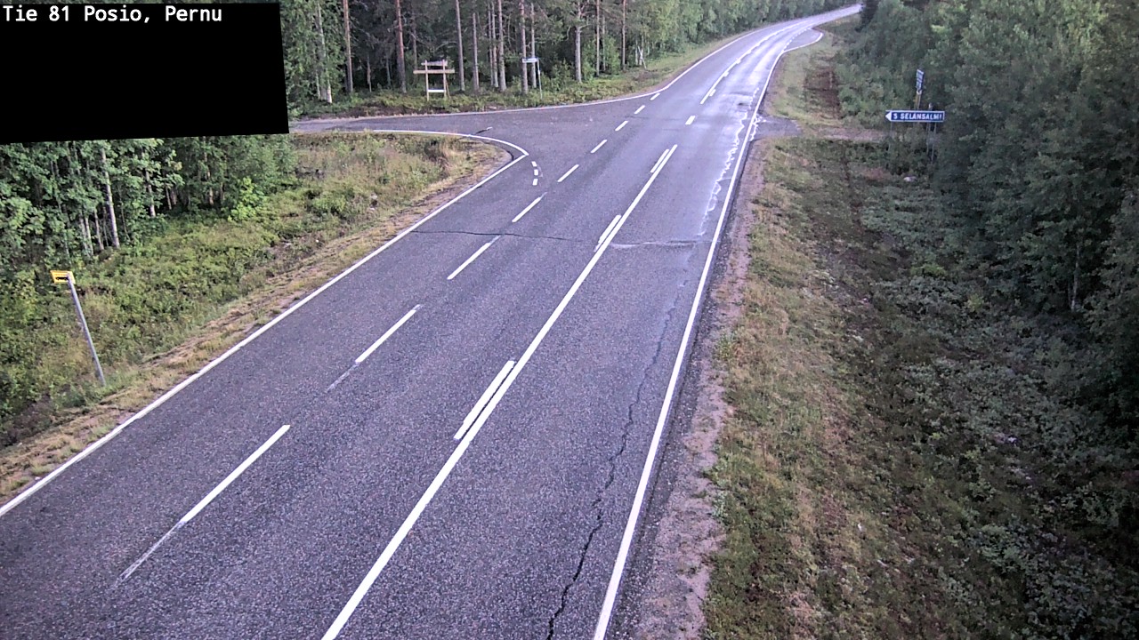 Kelikamerat Kuva Tie 81 Posio, Pernu, Posio, Lappi