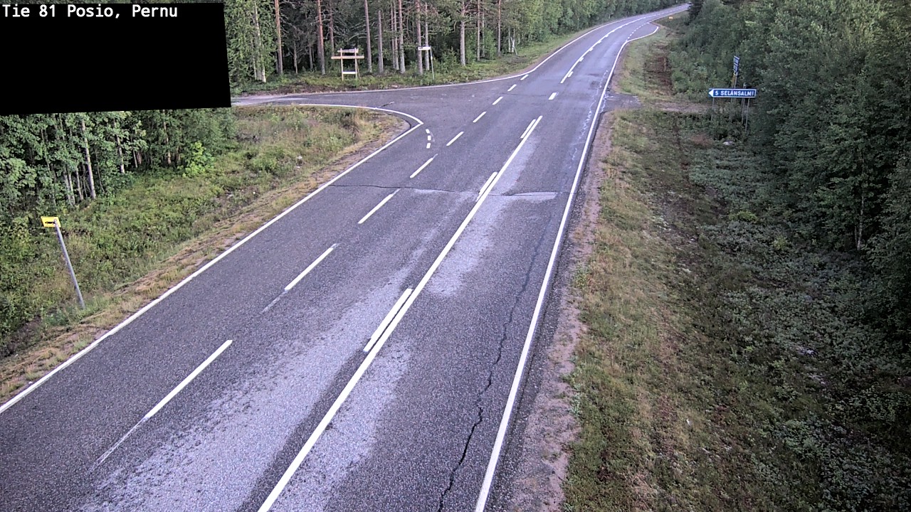 Kelikamerat Kuva Tie 81 Posio, Pernu, Posio, Lappi