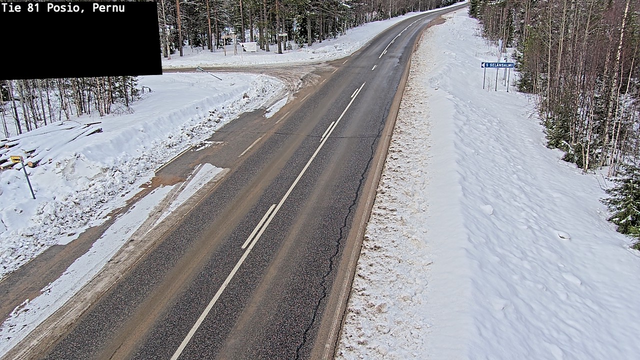 Kelikamerat Kuva Tie 81 Posio, Pernu, Posio, Lappi