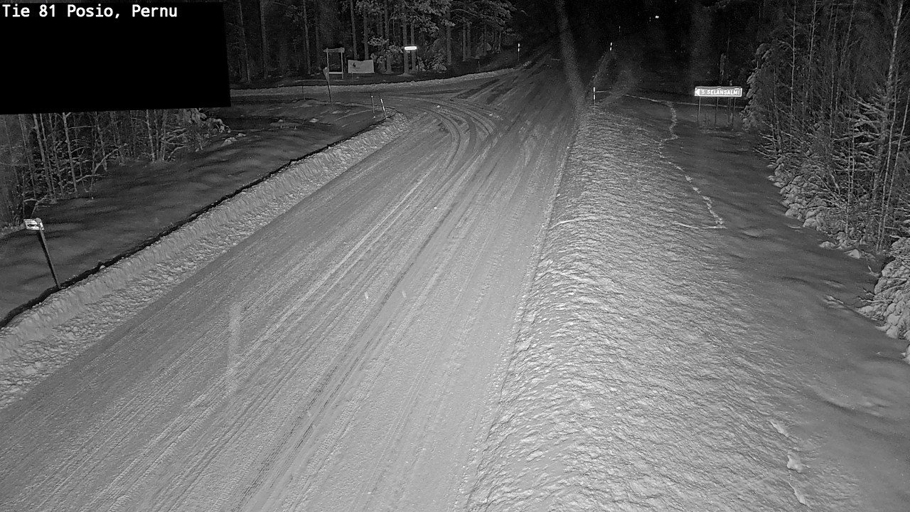 Weather Camera Image Road 81 Posio, Pernu, Posio, Lappi