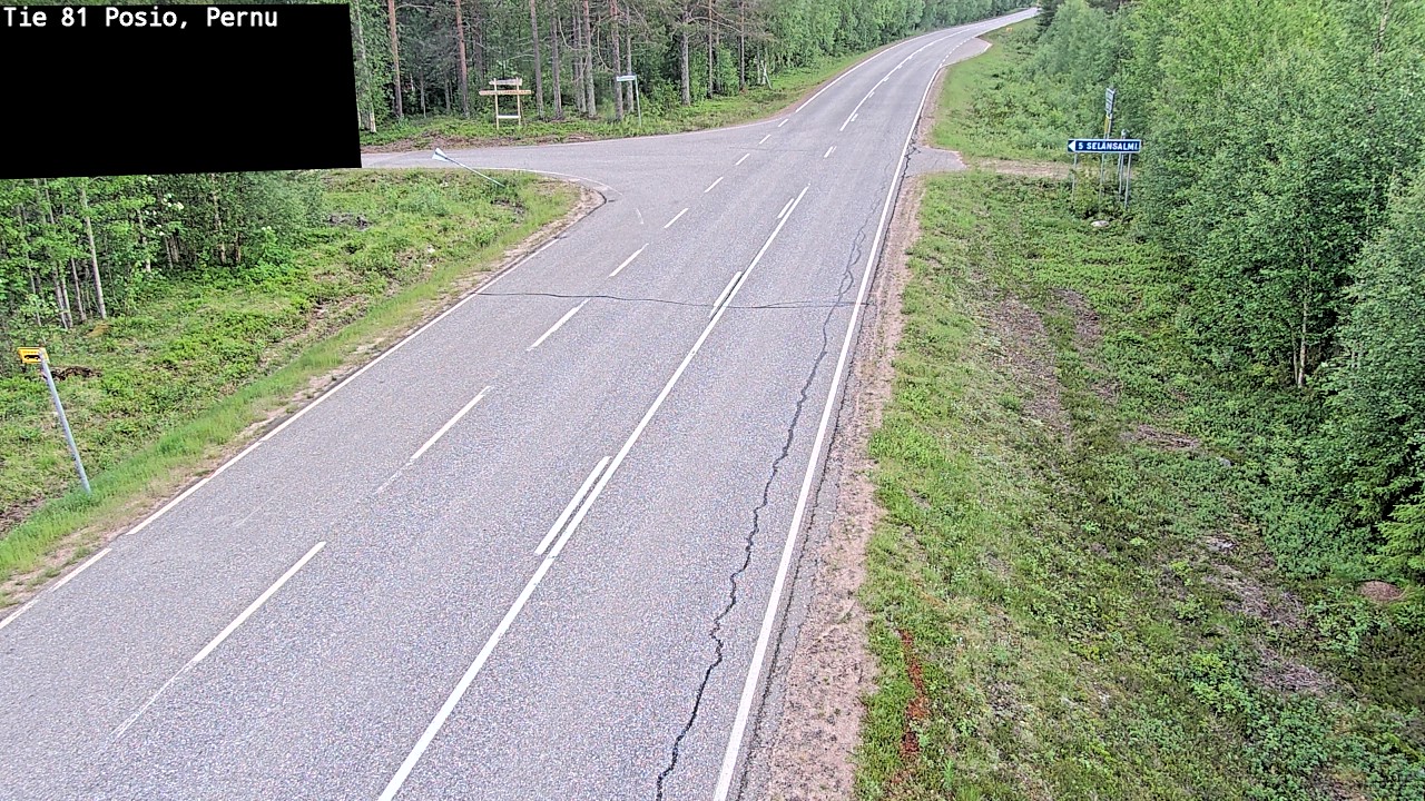 Kelikamerat Kuva Tie 81 Posio, Pernu, Posio, Lappi