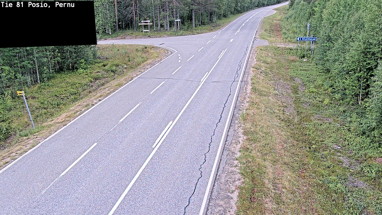 Kelikamerat Kuva Tie 81 Posio, Pernu, Posio, Lappi