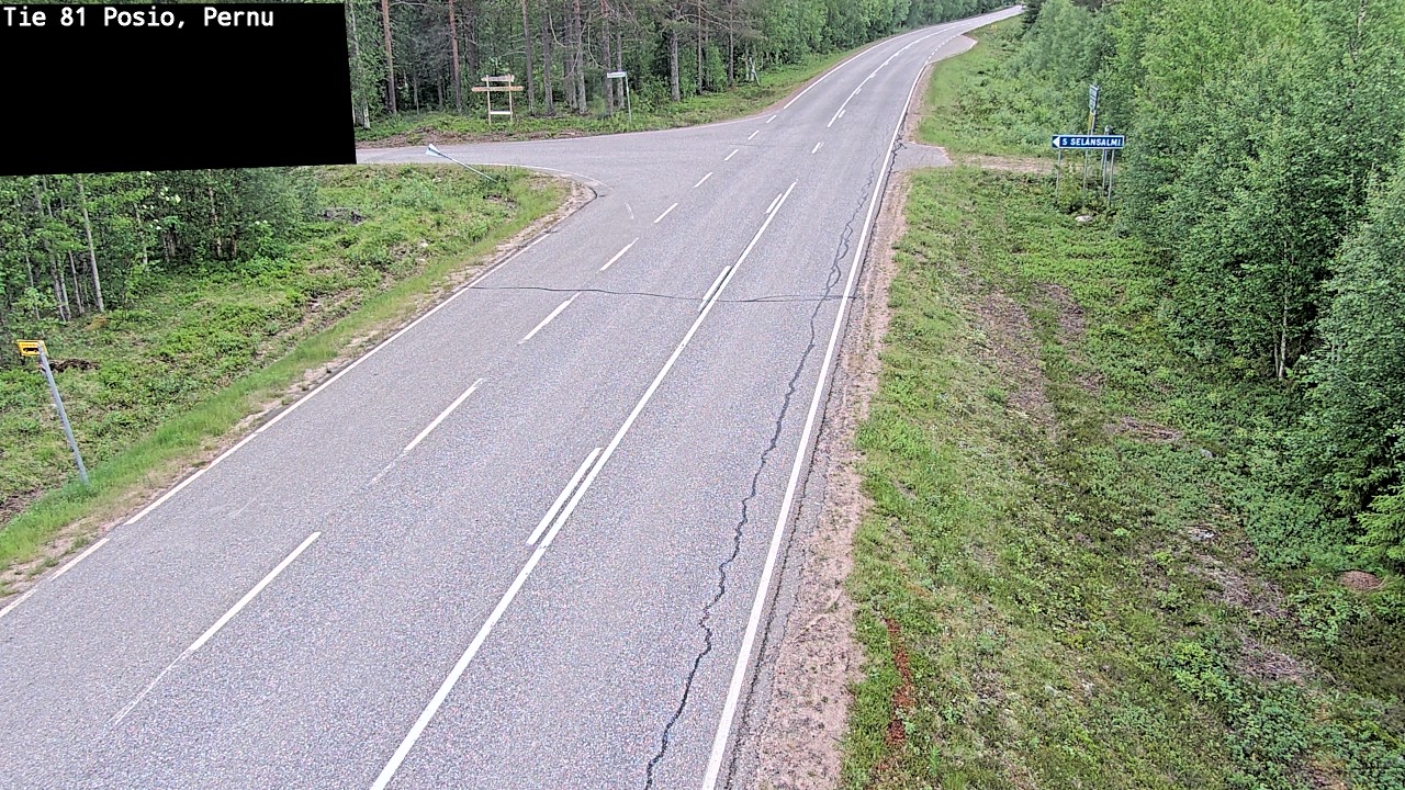 Kelikamerat Kuva Tie 81 Posio, Pernu, Posio, Lappi
