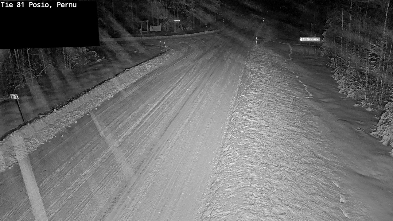 Weather Camera Image Road 81 Posio, Pernu, Posio, Lappi