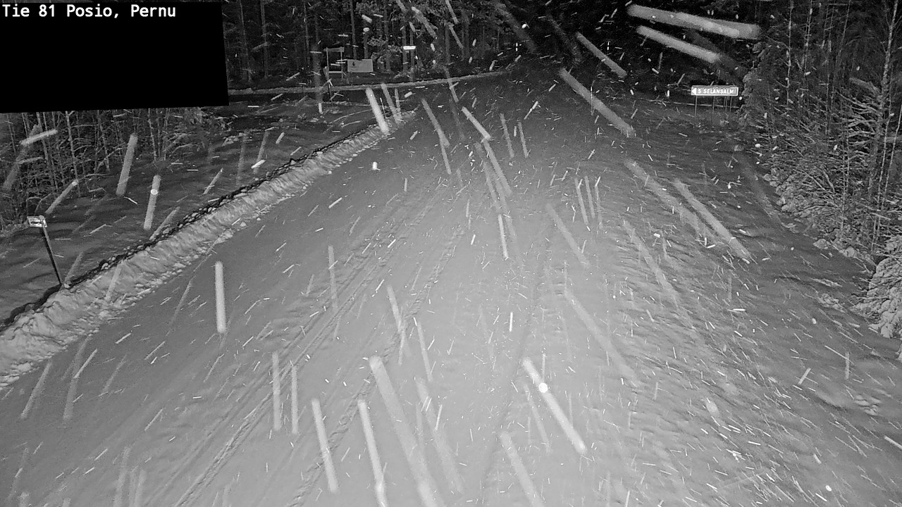 Kelikamerat Kuva Tie 81 Posio, Pernu, Posio, Lappi