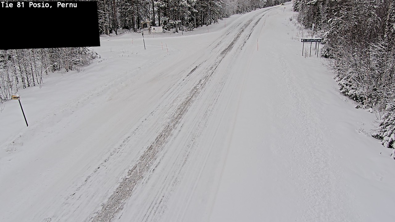 Kelikamerat Kuva Tie 81 Posio, Pernu, Posio, Lappi