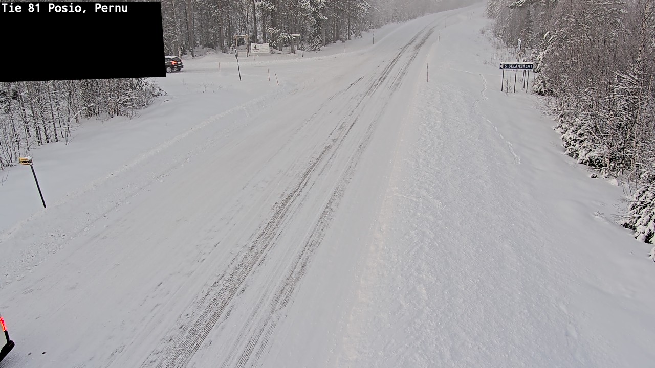Weather Camera Image Road 81 Posio, Pernu, Posio, Lappi