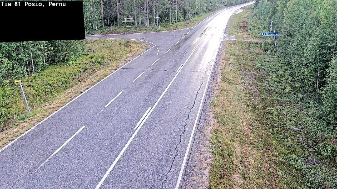 Kelikamerat Kuva Tie 81 Posio, Pernu, Posio, Lappi