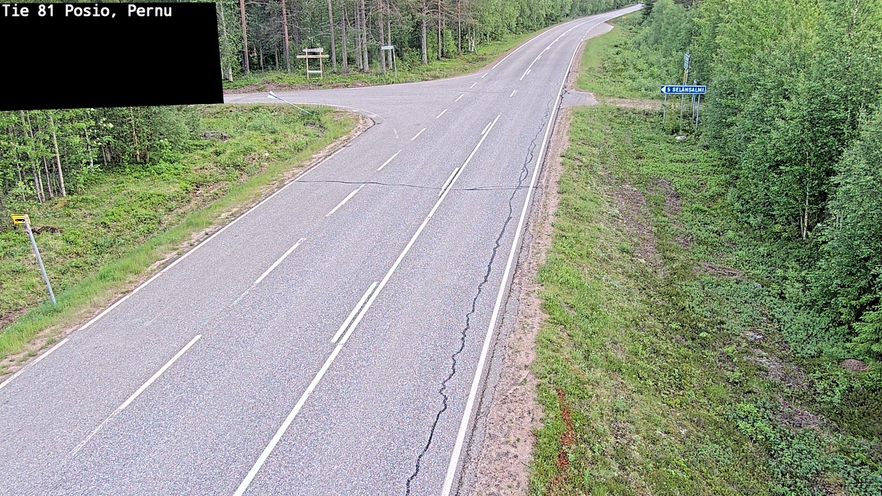 Kelikamerat Kuva Tie 81 Posio, Pernu, Posio, Lappi