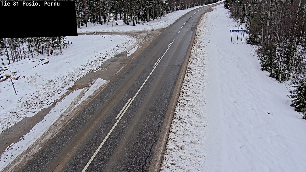 Kelikamerat Kuva Tie 81 Posio, Pernu, Posio, Lappi