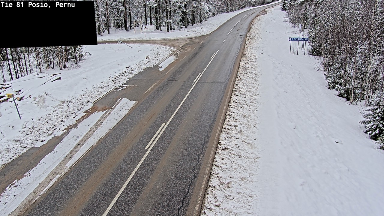 Kelikamerat Kuva Tie 81 Posio, Pernu, Posio, Lappi