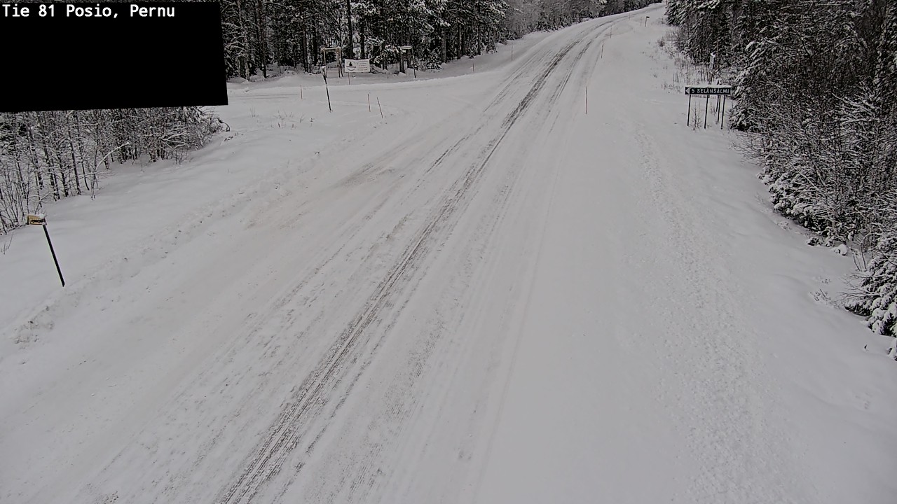 Kelikamerat Kuva Tie 81 Posio, Pernu, Posio, Lappi