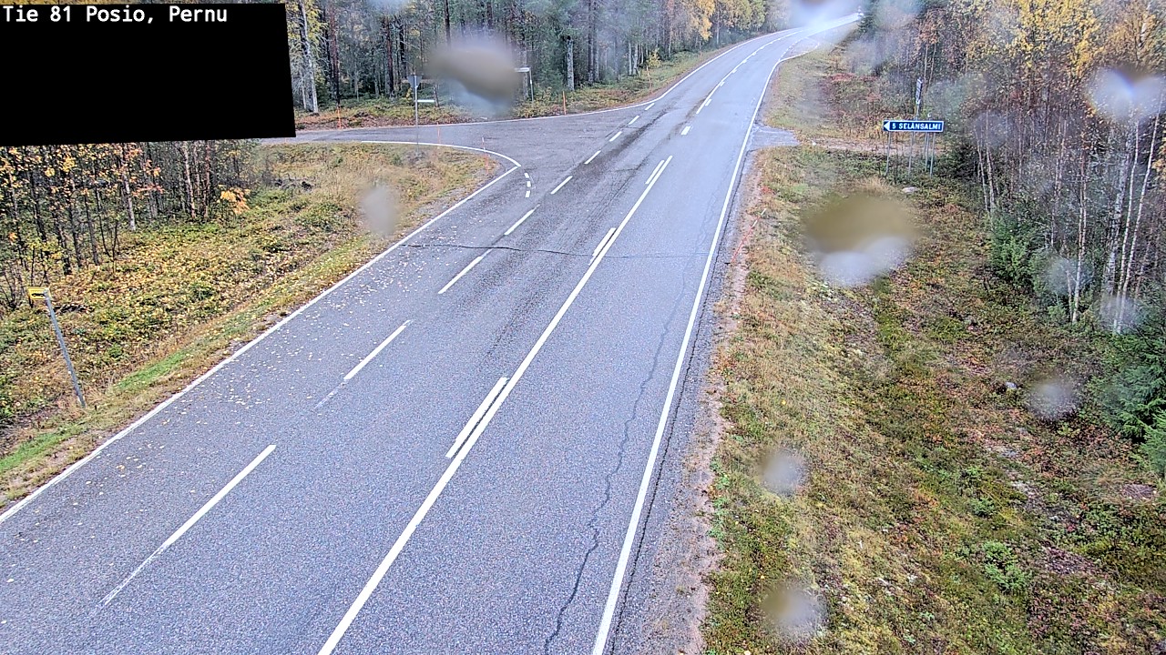 Weather Camera Image Väg 81 Posio, Pernu, Posio, Lappi