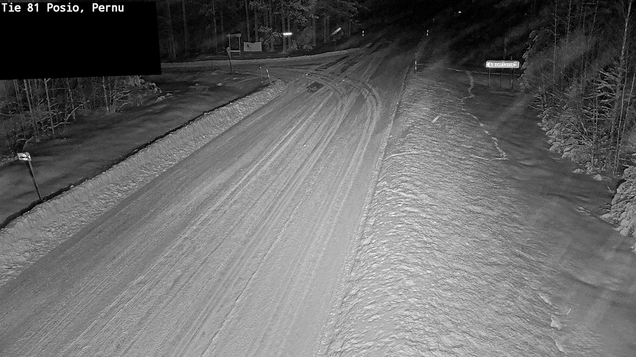 Weather Camera Image Road 81 Posio, Pernu, Posio, Lappi