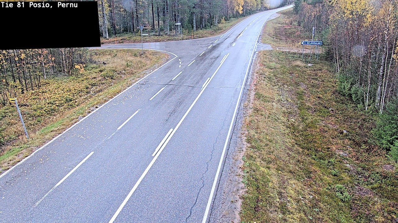 Weather Camera Image Road 81 Posio, Pernu, Posio, Lappi