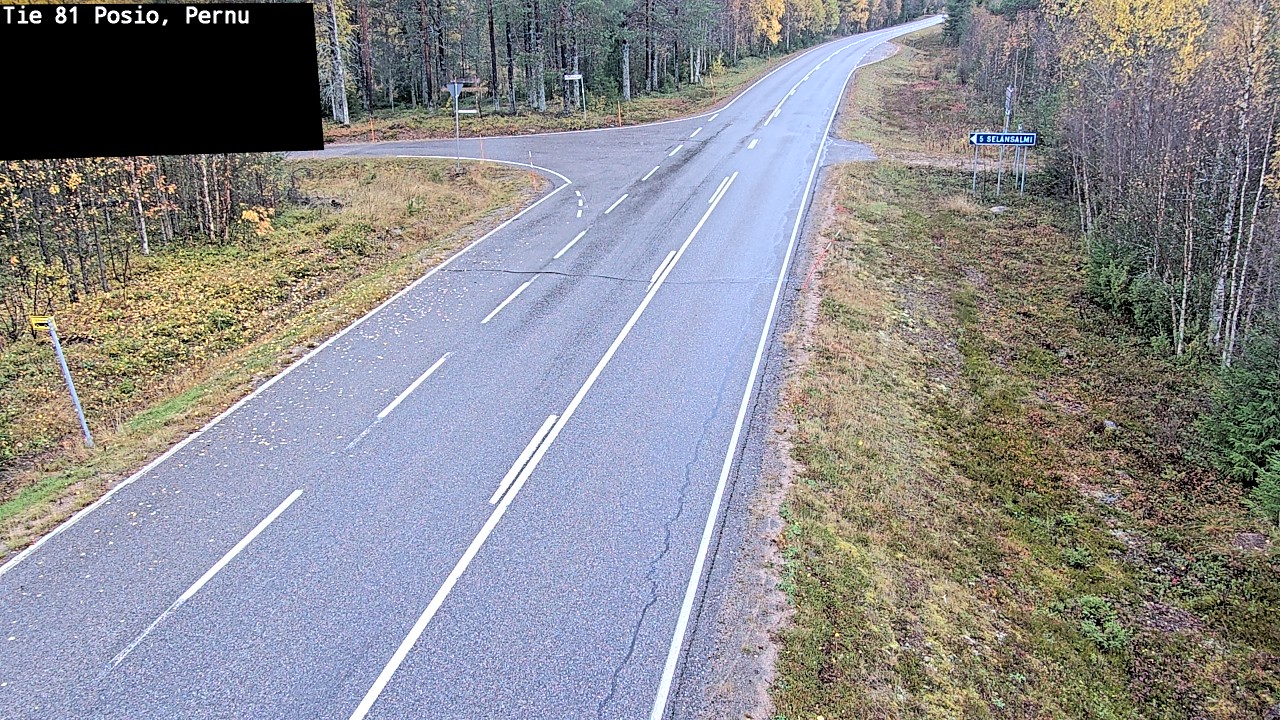 Weather Camera Image Road 81 Posio, Pernu, Posio, Lappi