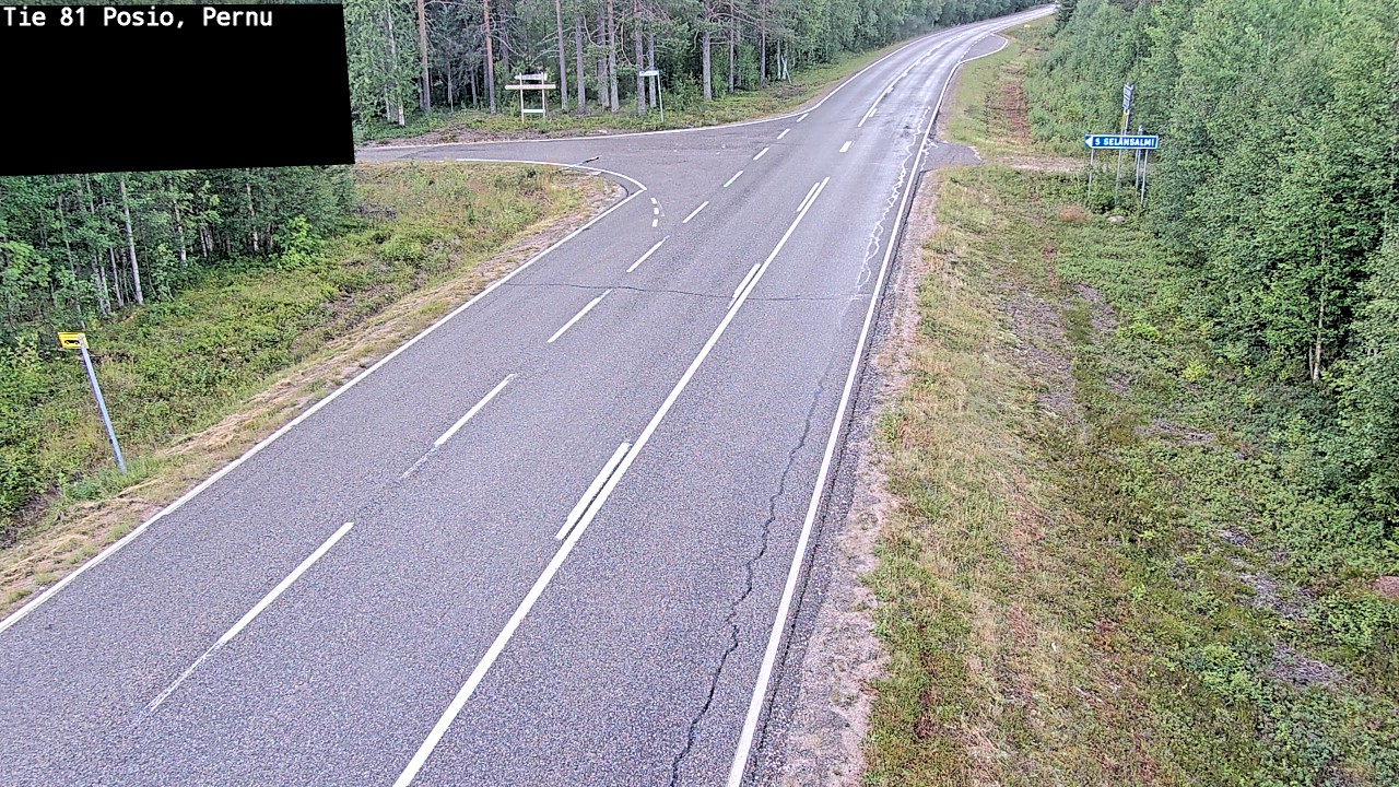 Kelikamerat Kuva Tie 81 Posio, Pernu, Posio, Lappi