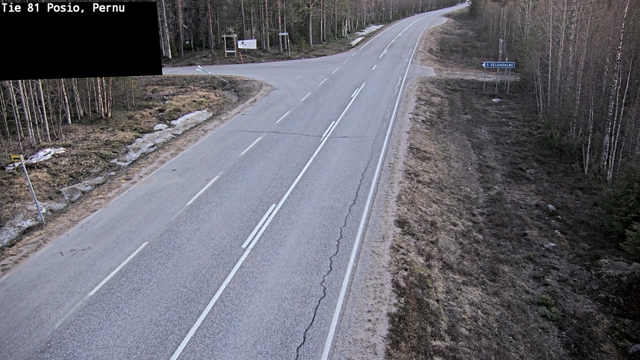 Kelikamerat Kuva Tie 81 Posio, Pernu, Posio, Lappi