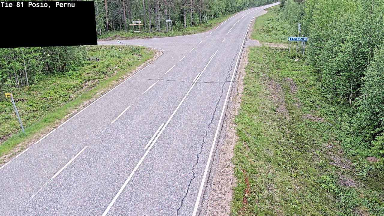 Kelikamerat Kuva Tie 81 Posio, Pernu, Posio, Lappi