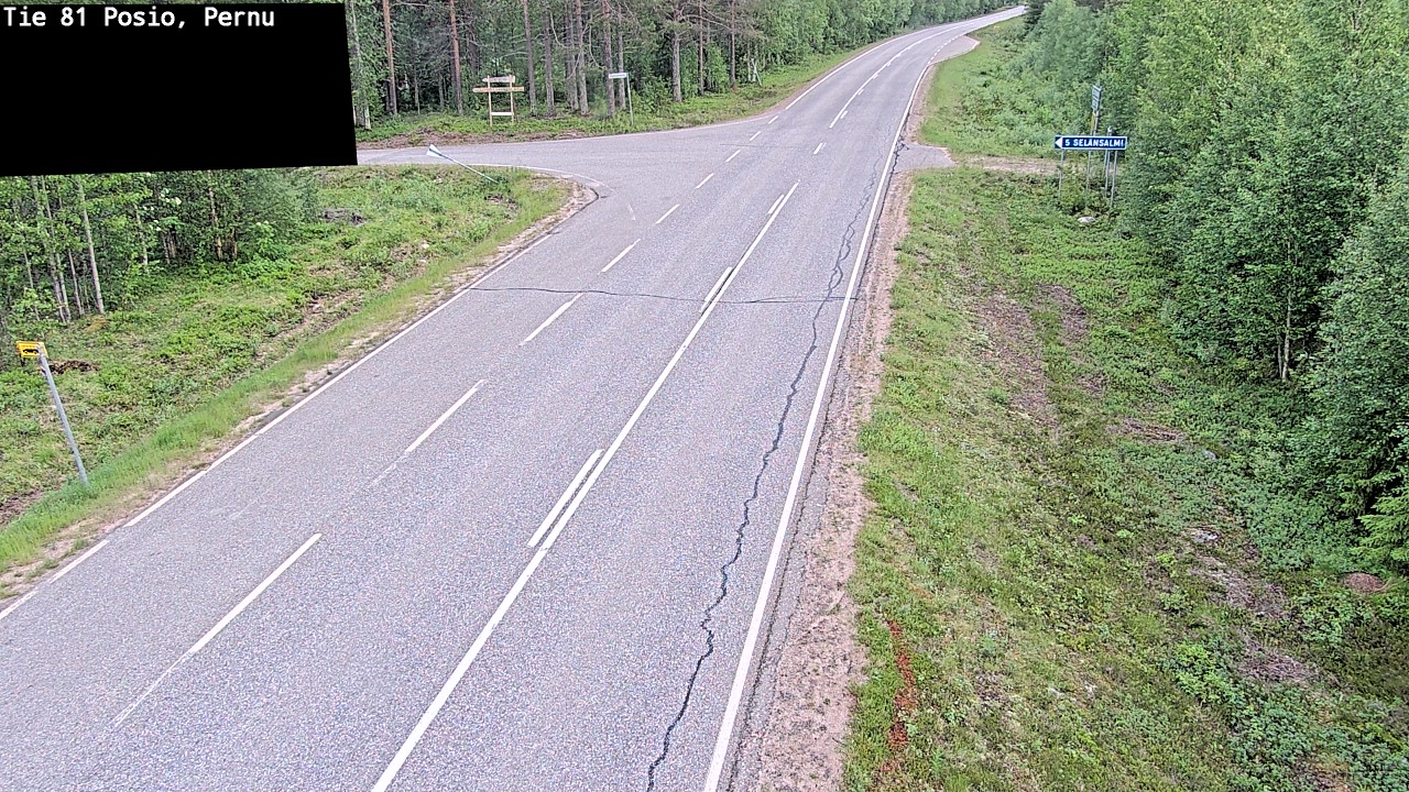 Kelikamerat Kuva Tie 81 Posio, Pernu, Posio, Lappi