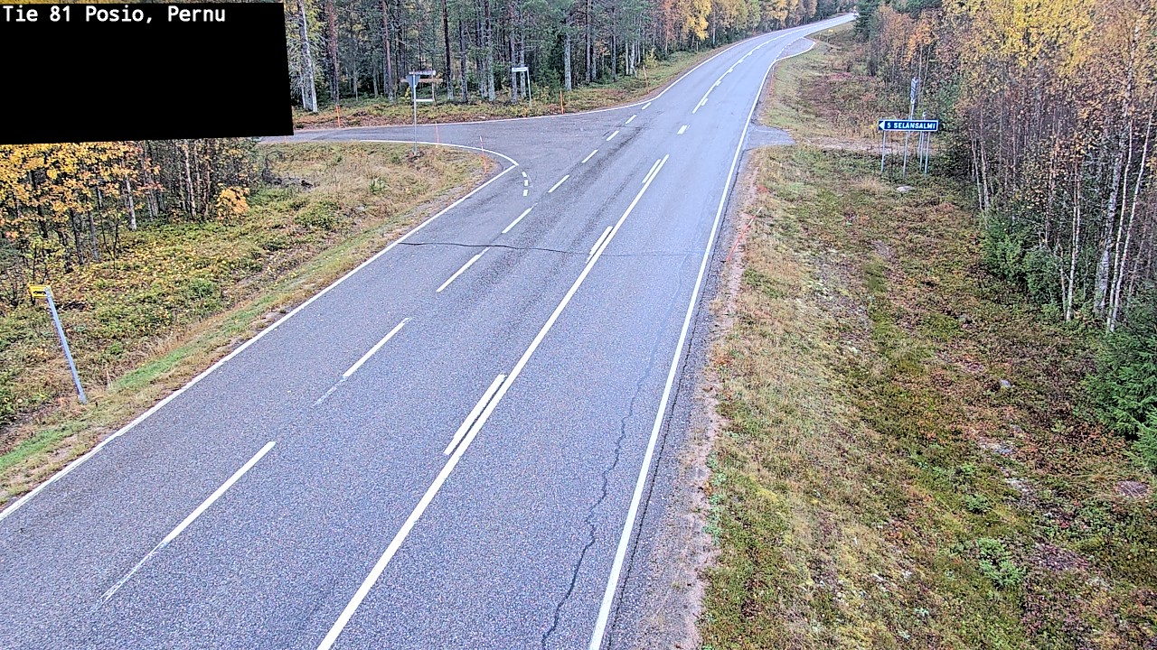 Kelikamerat Kuva Tie 81 Posio, Pernu, Posio, Lappi