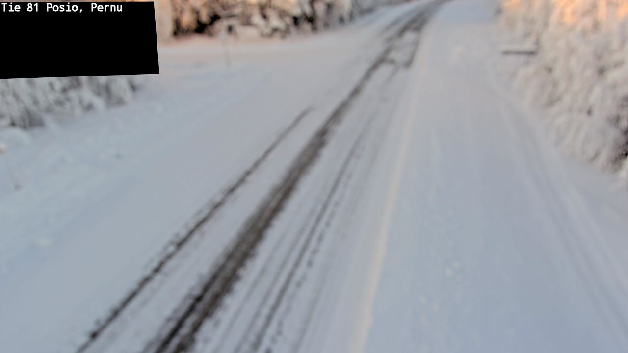 Kelikamerat Kuva Tie 81 Posio, Pernu, Posio, Lappi