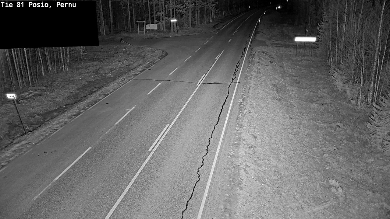 Kelikamerat Kuva Tie 81 Posio, Pernu, Posio, Lappi