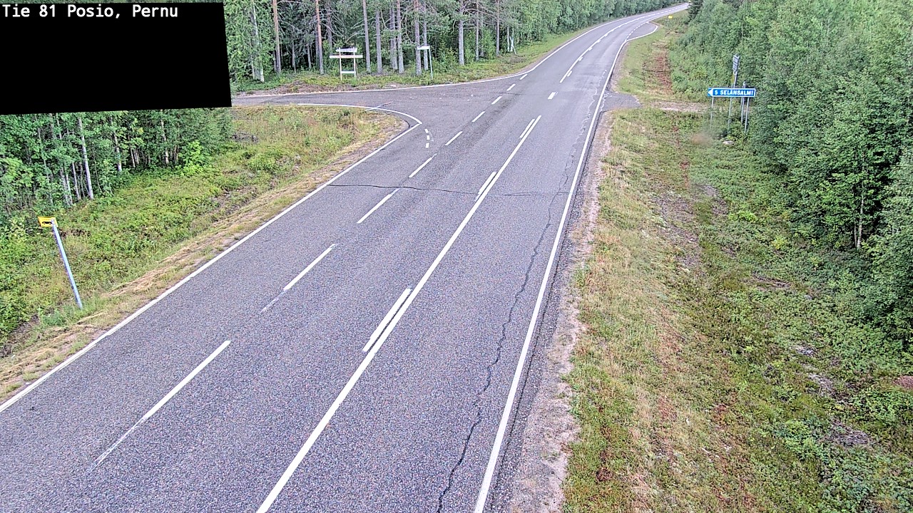 Kelikamerat Kuva Tie 81 Posio, Pernu, Posio, Lappi