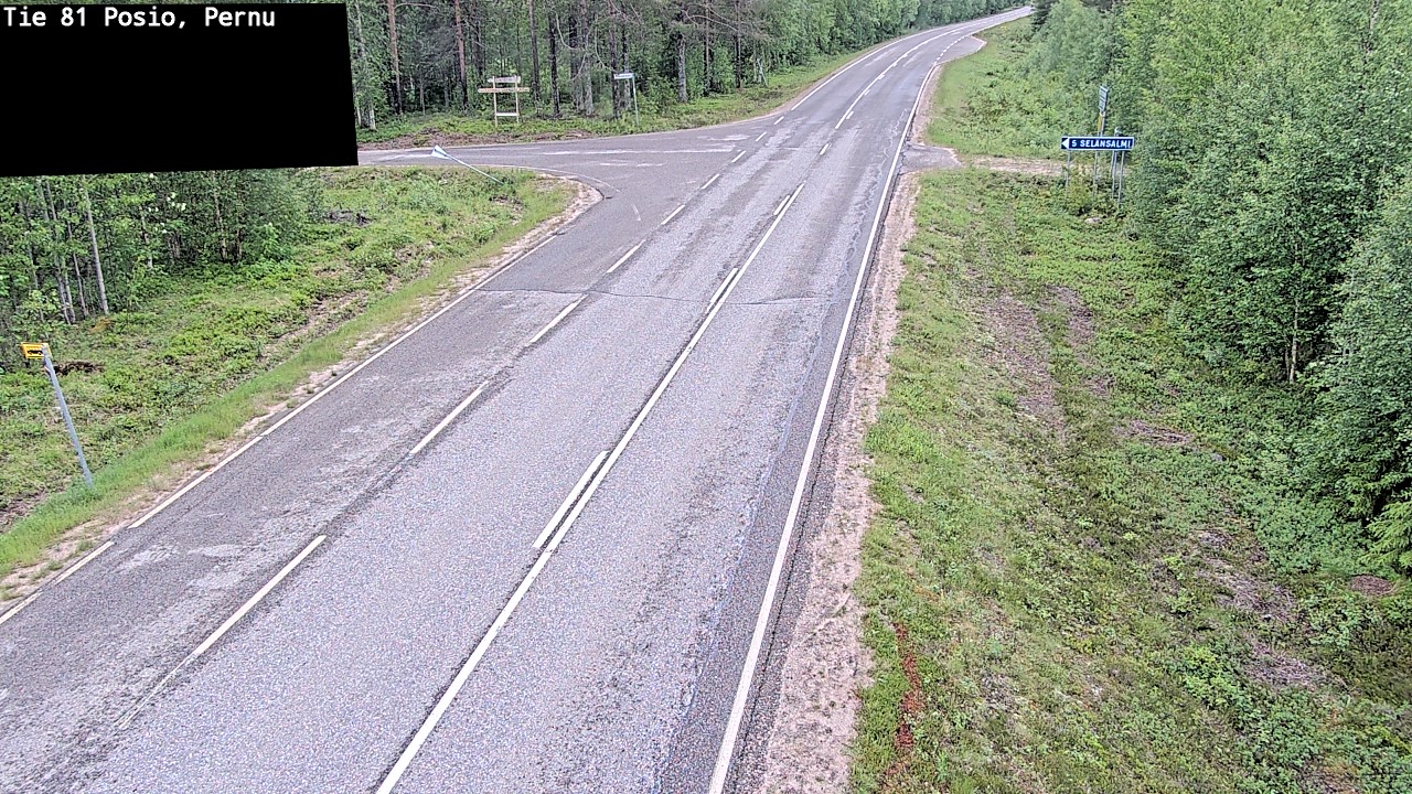 Kelikamerat Kuva Tie 81 Posio, Pernu, Posio, Lappi