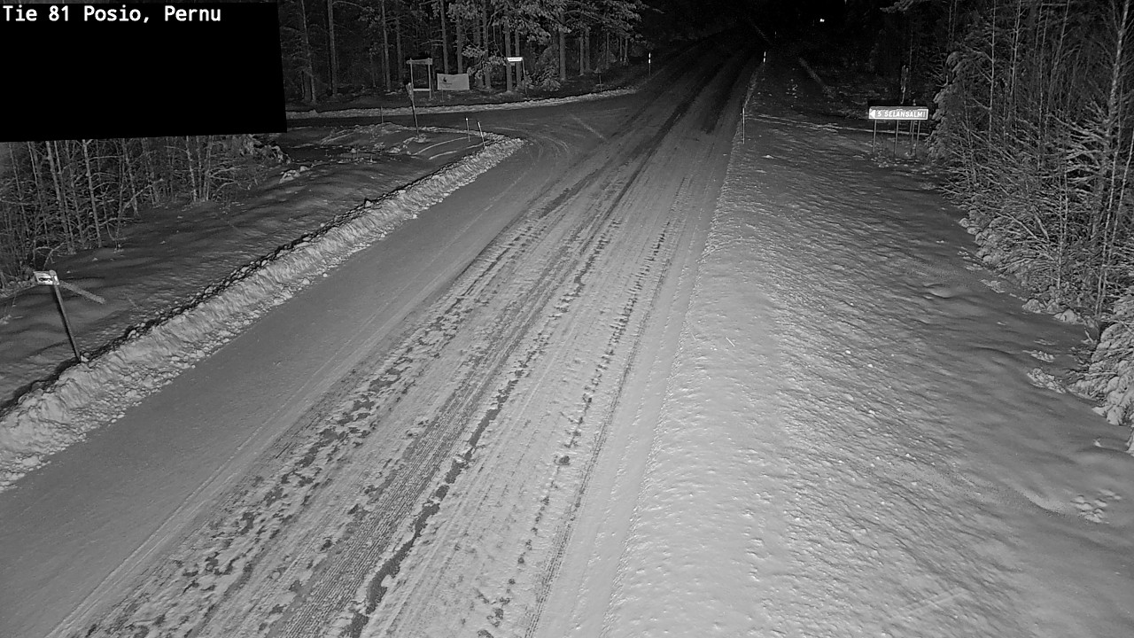 Kelikamerat Kuva Tie 81 Posio, Pernu, Posio, Lappi