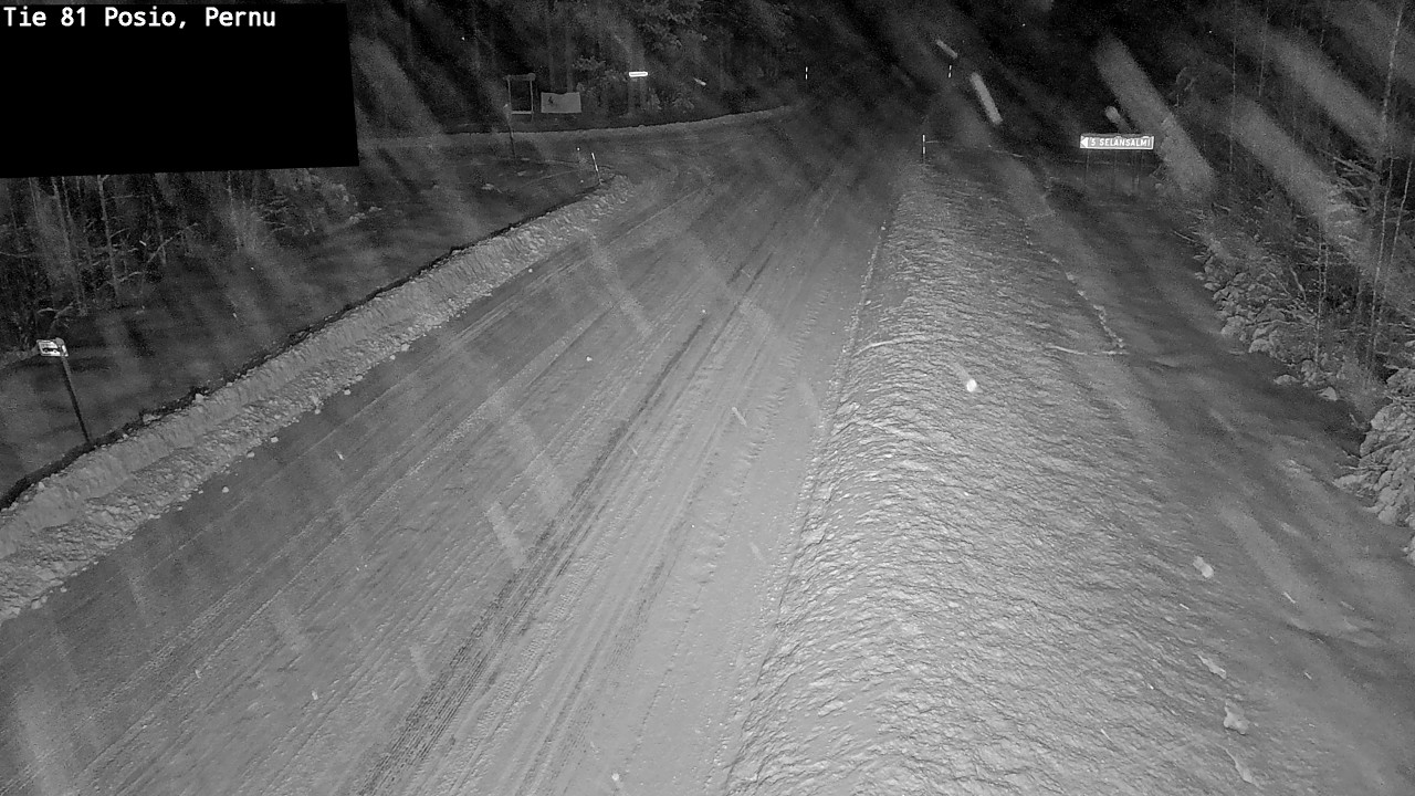 Weather Camera Image Road 81 Posio, Pernu, Posio, Lappi