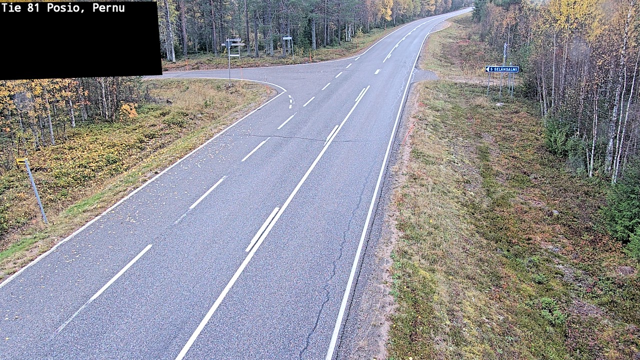 Kelikamerat Kuva Tie 81 Posio, Pernu, Posio, Lappi