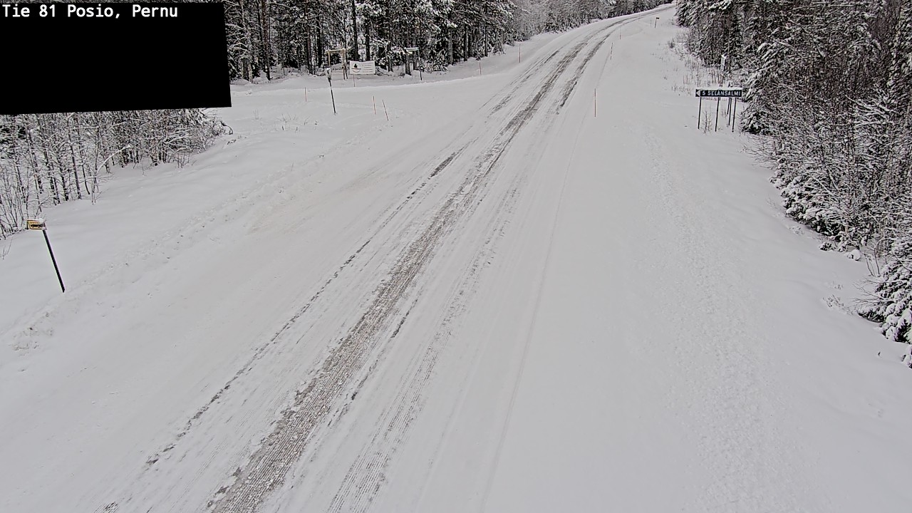 Kelikamerat Kuva Tie 81 Posio, Pernu, Posio, Lappi