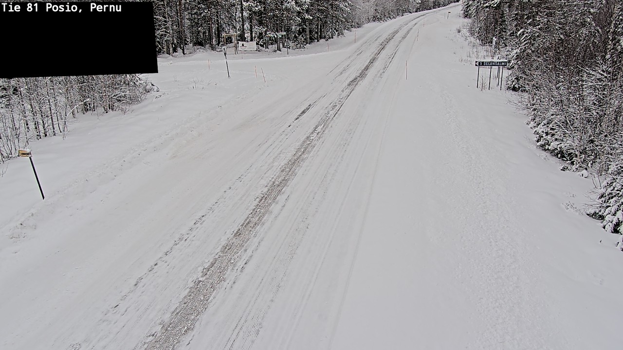 Kelikamerat Kuva Tie 81 Posio, Pernu, Posio, Lappi