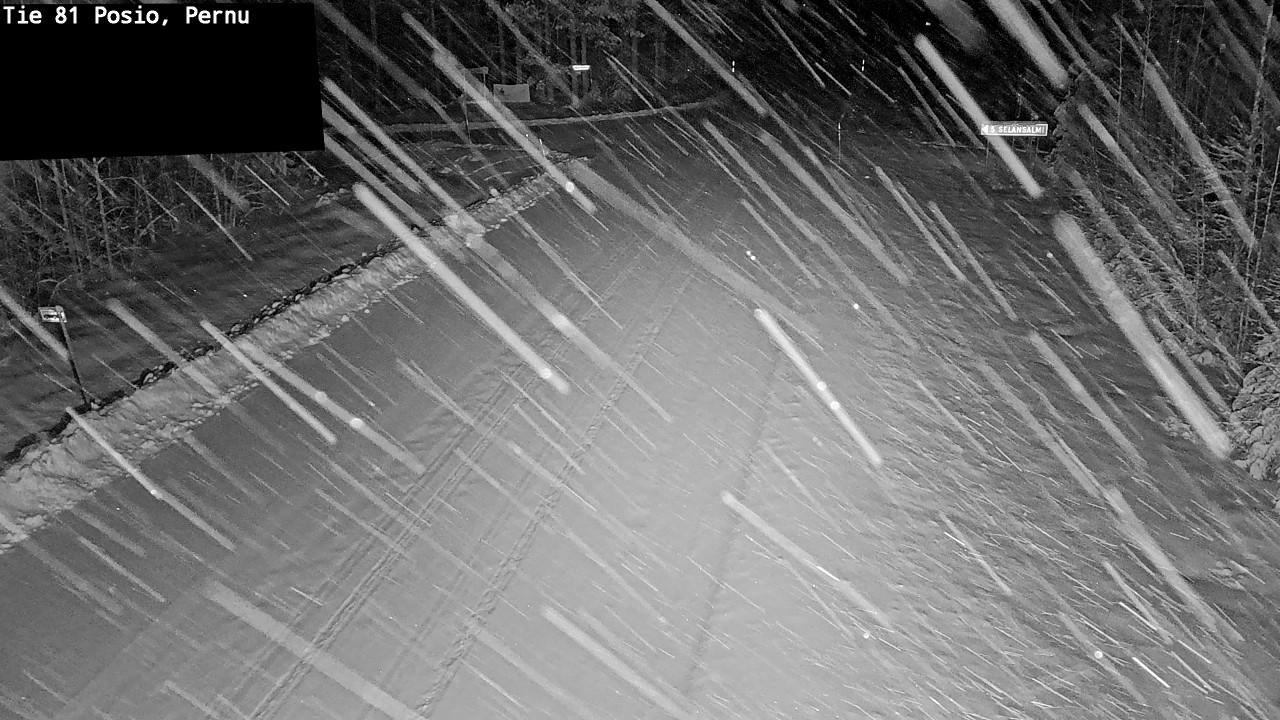 Kelikamerat Kuva Tie 81 Posio, Pernu, Posio, Lappi